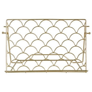 Matte Gold Cookbook Stand with Adjustable Angle