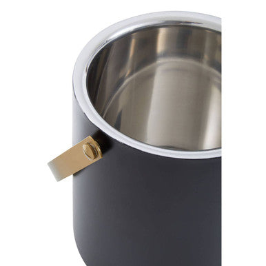 Black and Gold Ice Bucket for Home Bar