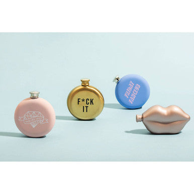 Friday Fanclub Hip Flask in Blue
