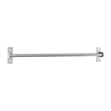 Brushed Chrome Hanging Rail