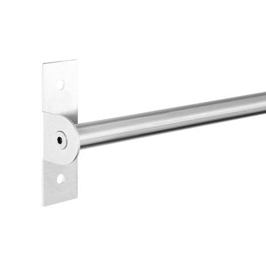 Brushed Chrome Hanging Rail