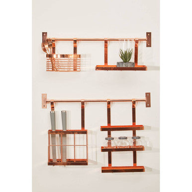 Rose Gold Three Level Hanging Rack