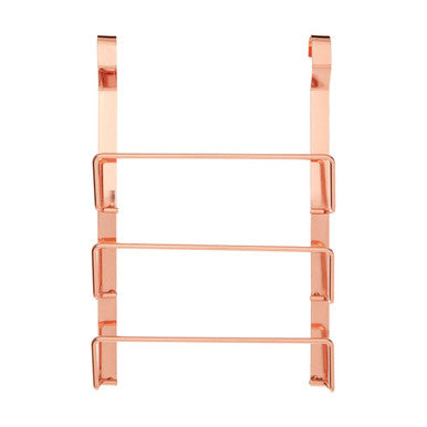Rose Gold Hanging Pan Lid Rack