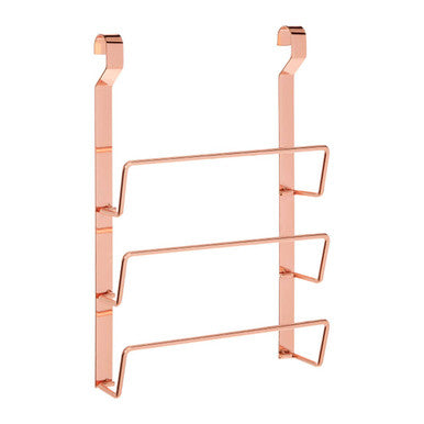 Rose Gold Hanging Pan Lid Rack