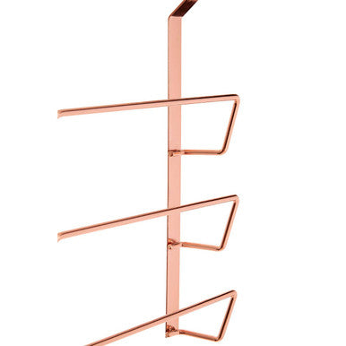Rose Gold Hanging Pan Lid Rack