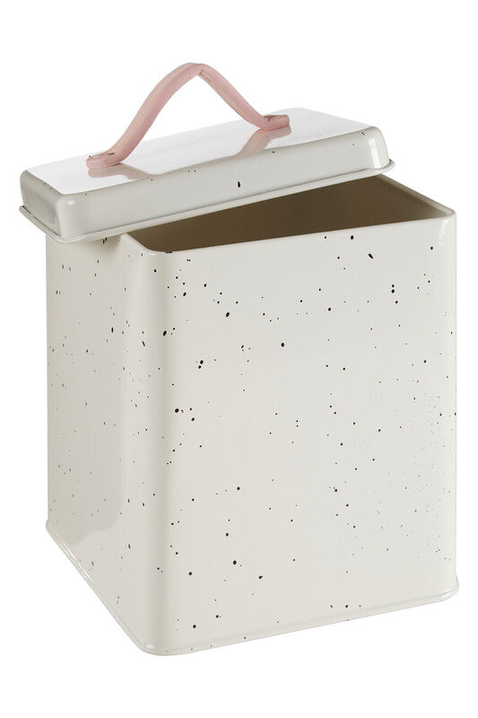 Large Storage Canister in Creamy White