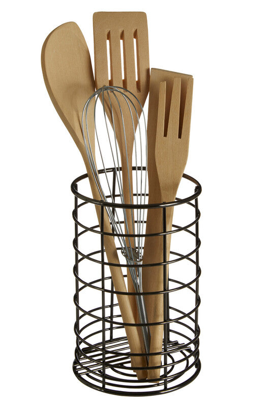 Black Nickel Utensil Holder