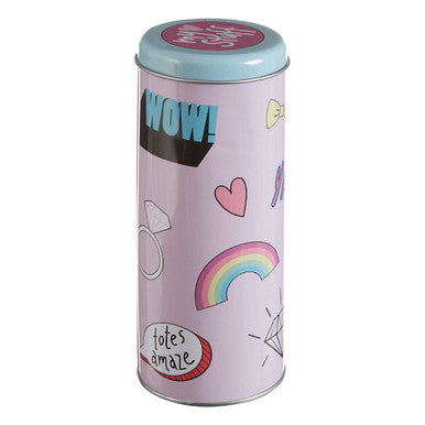 Fun Times Storage Canister in Pastel Pink