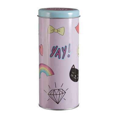 Fun Times Storage Canister in Pastel Pink
