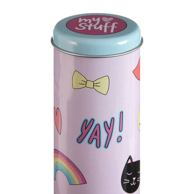 Fun Times Storage Canister in Pastel Pink