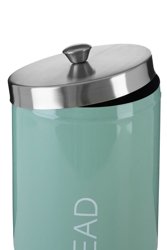 Pistachio Enamel Bread Bin