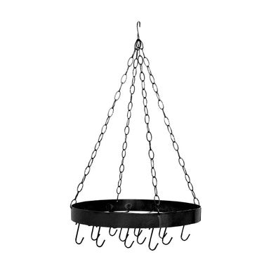 Matt Black Round Hanging Rack