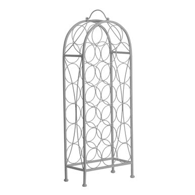 Grey 20 Bottle Wine Rack