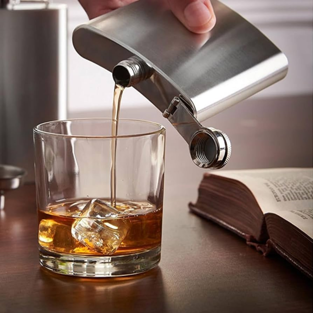 Stainless Steel 8oz Hip Flask