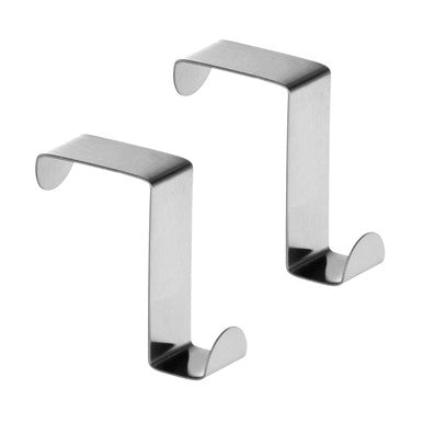 Over Door Set of 2 Reversible Hooks