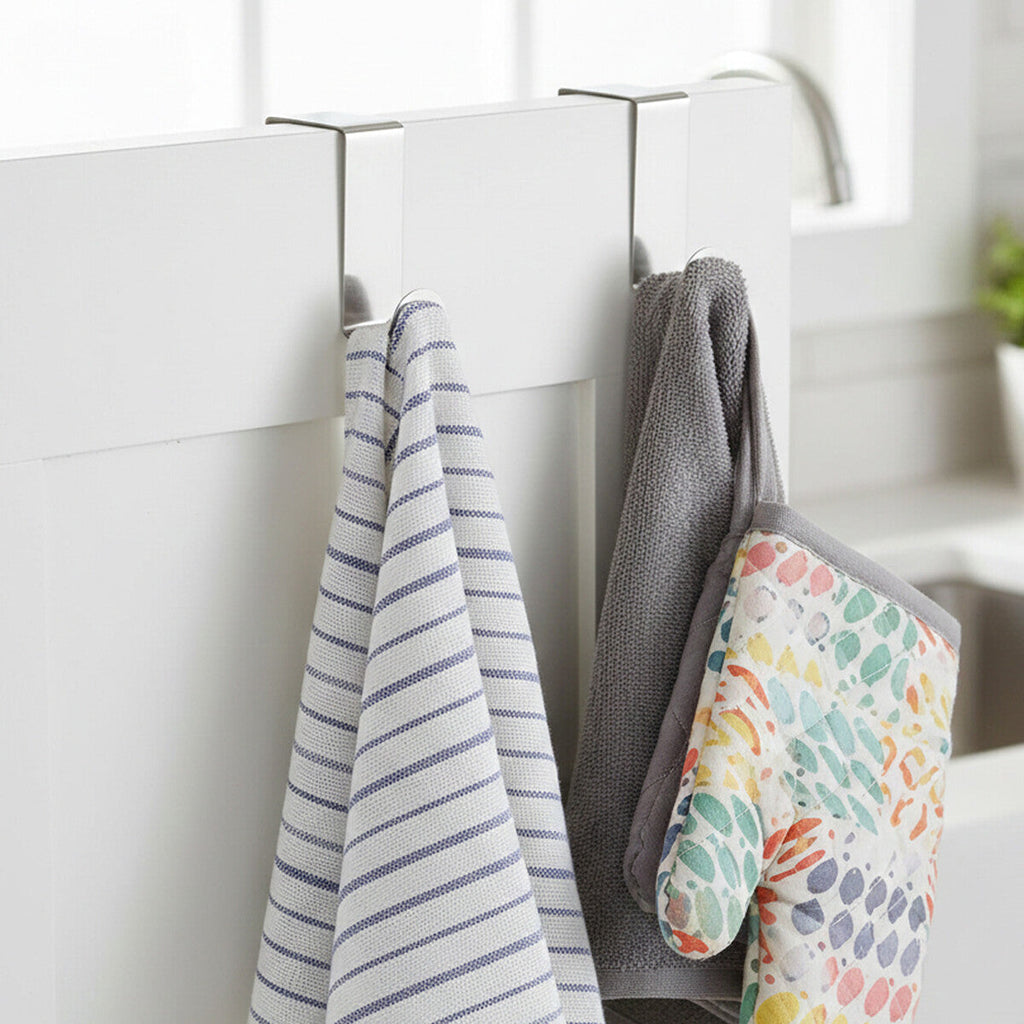 Over Door Set of 2 Reversible Hooks