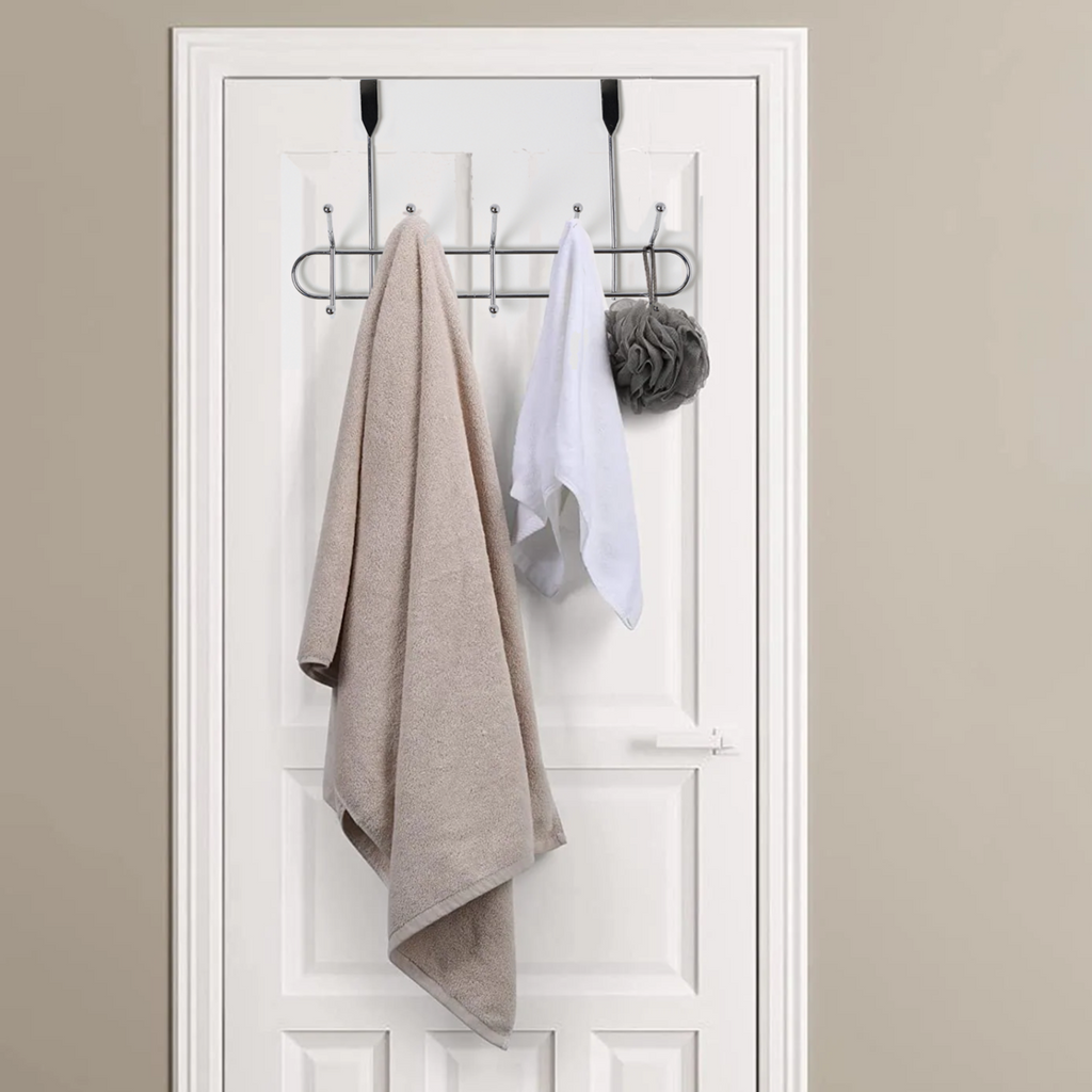 Chrome 10 Hook Over Door Hanger
