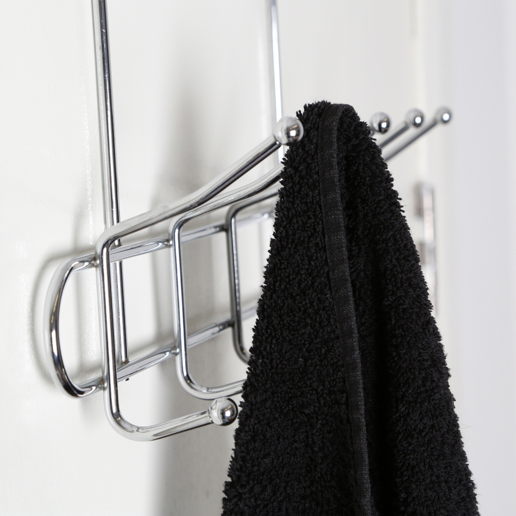 Chrome 10 Hook Over Door Hanger