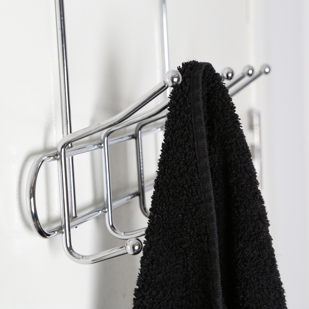 Chrome 10 Hook Over Door Hanger