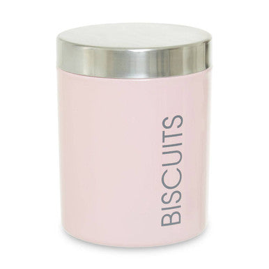 Light Pink Biscuit Canister
