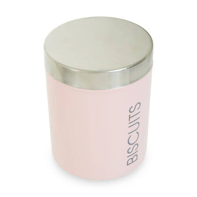 Light Pink Biscuit Canister