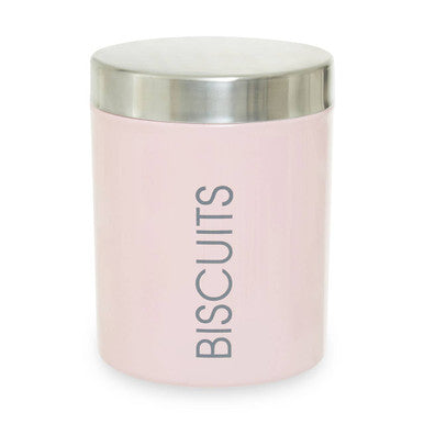 Light Pink Biscuit Canister