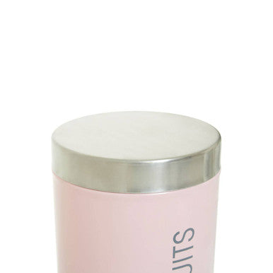 Light Pink Biscuit Canister