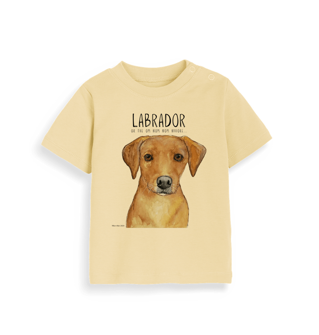 Baby Fox Red Labrador Tee Tiny Tummy Big Appetite
