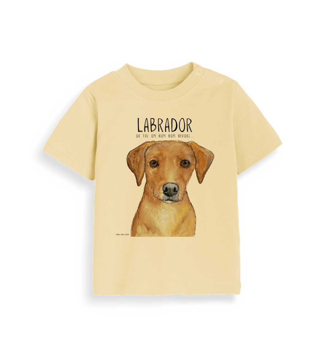Baby Fox Red Labrador Tee Tiny Tummy Big Appetite