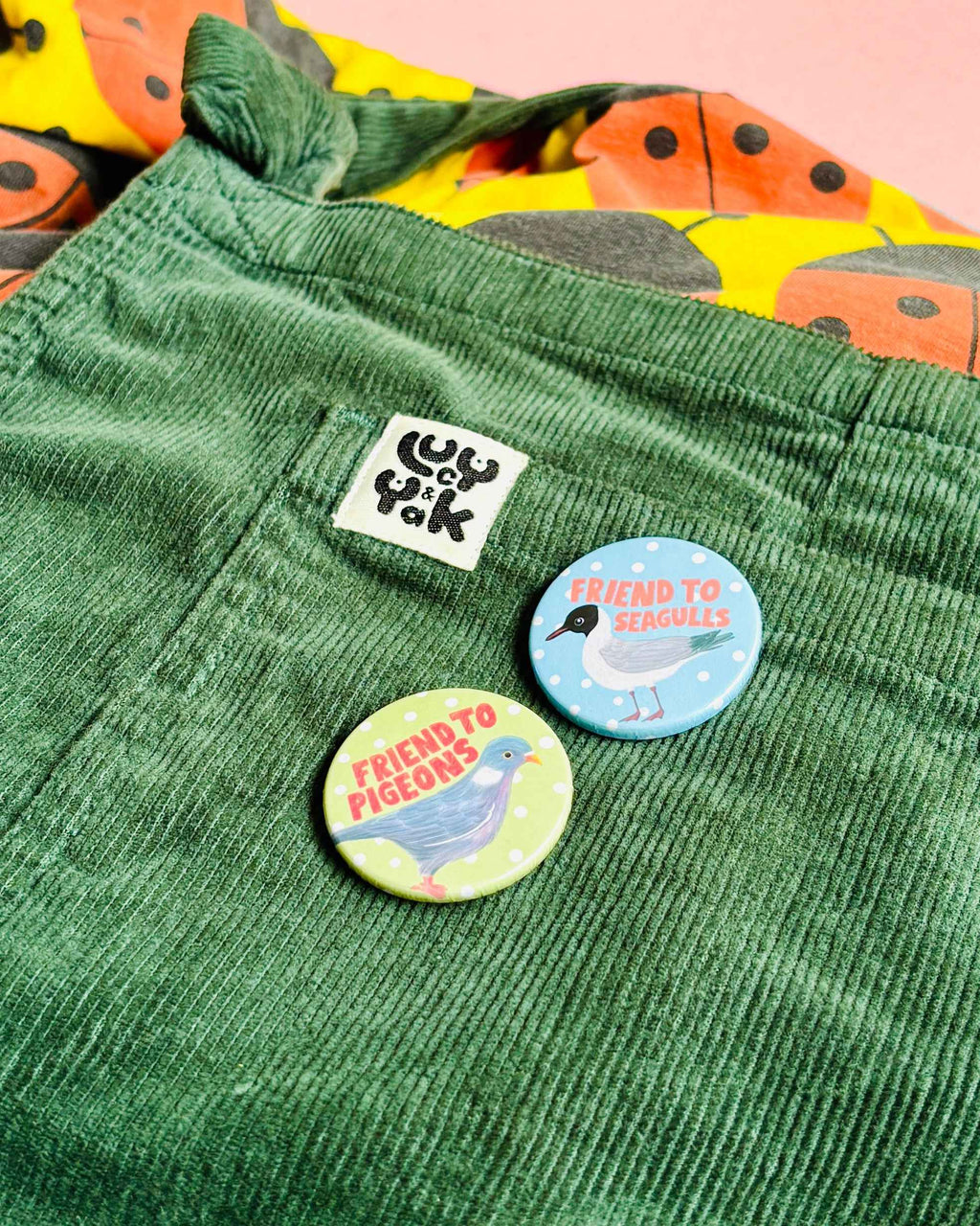 Friend to Seagulls 38mm Badge Magnet