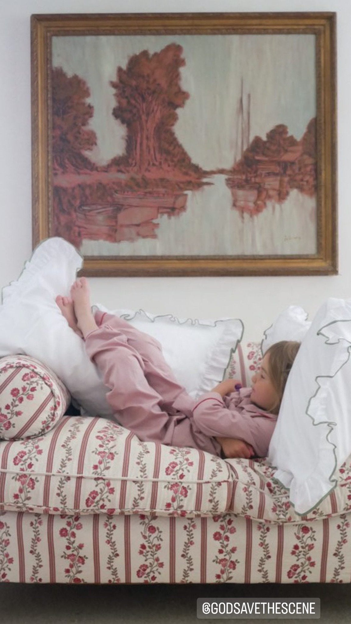 Rose Bud Pink Cotton Pyjama Set