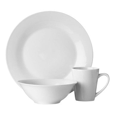 White Porcelain Dinner Set 12 Piece