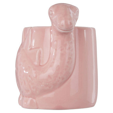 Dinosaur Mug in Soft Pink