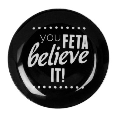 Set of Four Cheese Plates with Witty Sayings
