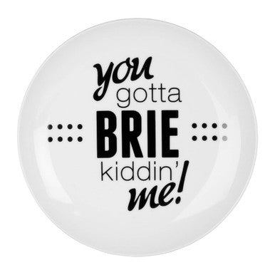 Set of Four Cheese Plates with Witty Sayings