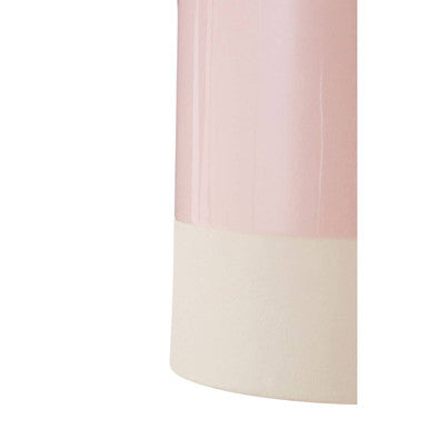 Pink Water Jug with White Accents
