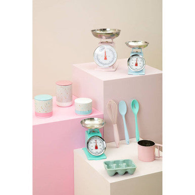Medium Fine Earthenware Grey Pink Storage Canister
