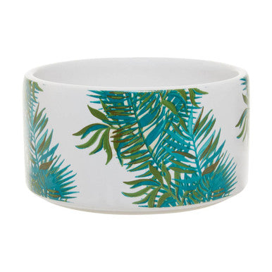 Winter Palm Set of Three Stackable Canisters