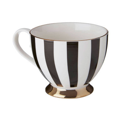 Black and White Monogram Mug M
