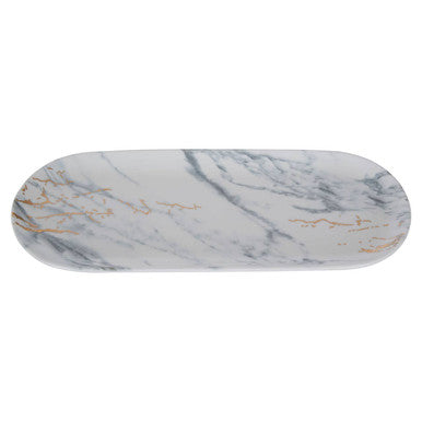 Marble Luxe Dip Bowls with Tray Set