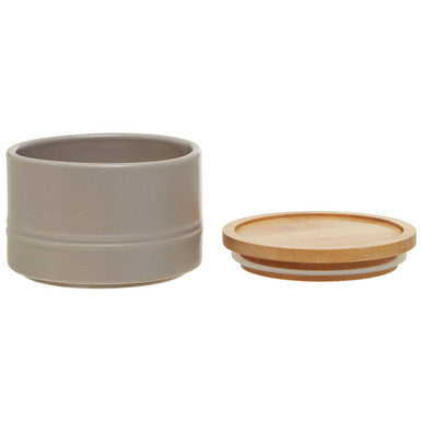 Grey Small Stoneware Canister