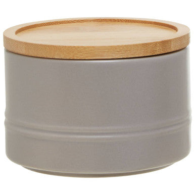 Grey Small Stoneware Canister