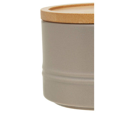 Grey Small Stoneware Canister