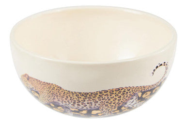 Large Leo Bowl with Leopard Print