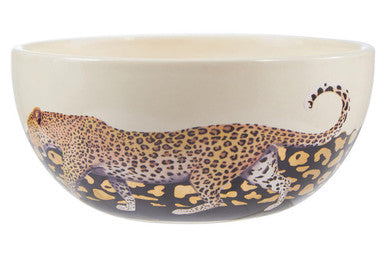 Large Leo Bowl with Leopard Print