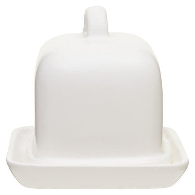 Cream Large Butter Dish