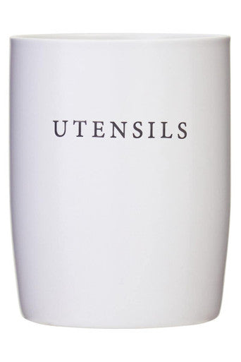Cream Farmhouse Utensil Holder