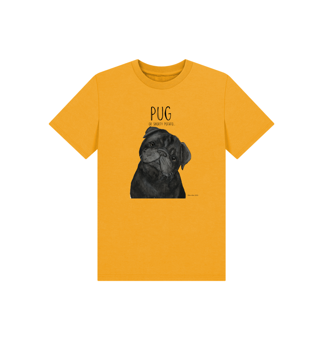 Pug Life Kids Tee Snorts Snoozes and Style