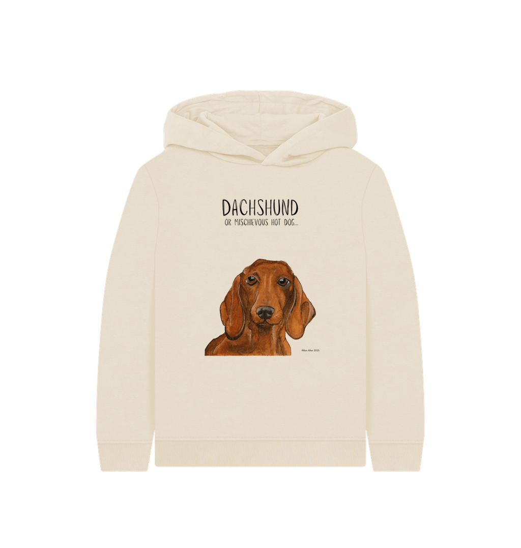 Dachshund Kids Hoodie Cozy Cute and Doxie Approved