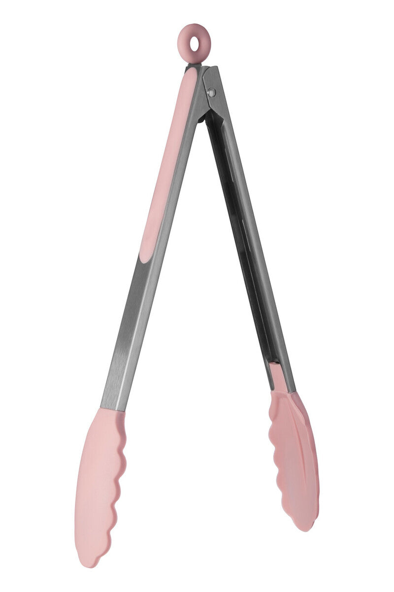 Light Pink Silicone Tongs